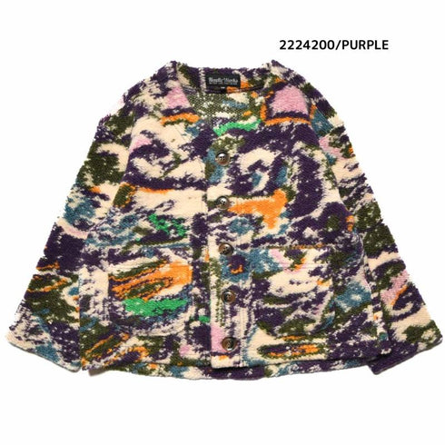 【130~150】★NEEDLEWORKS★ジャガードカーディガン(2224200j)